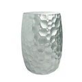Stylish Home Accent Honeycomb-Pattern Ceramic Stool