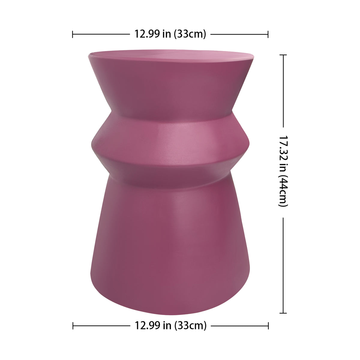 Modern home style stacked design ceramic stool