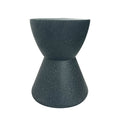 Star - Spotted Black Magnesium Home Decor Stool