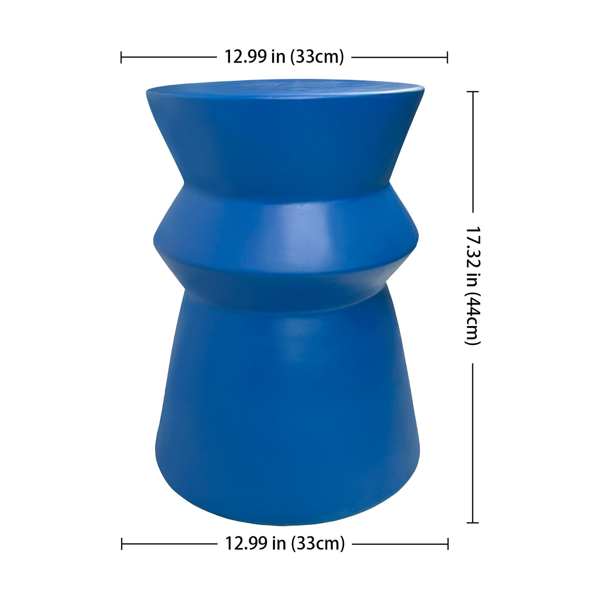 Modern home style stacked design ceramic stool