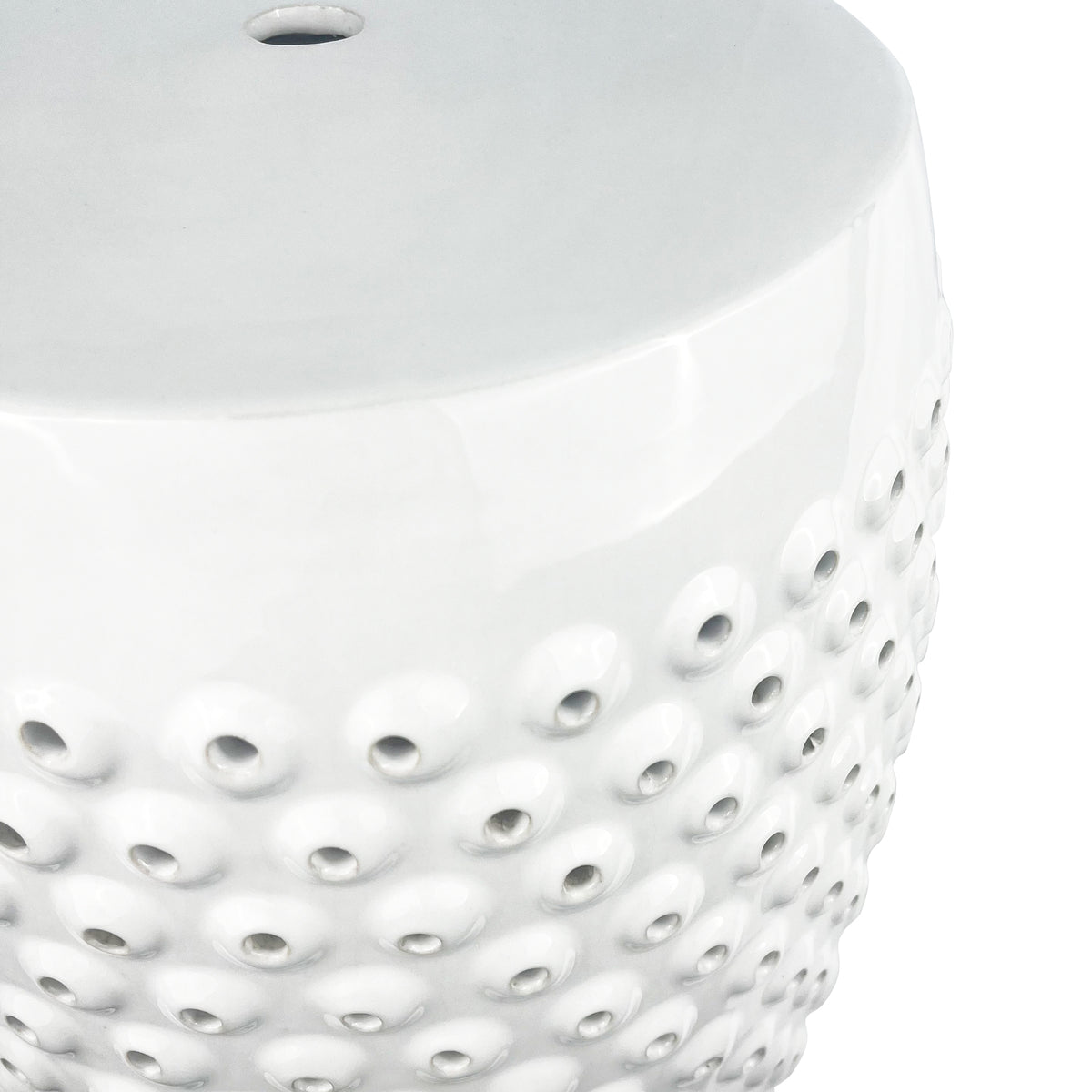 Ceramic garden drum stool outdoor furniture design sense of modern art cave style