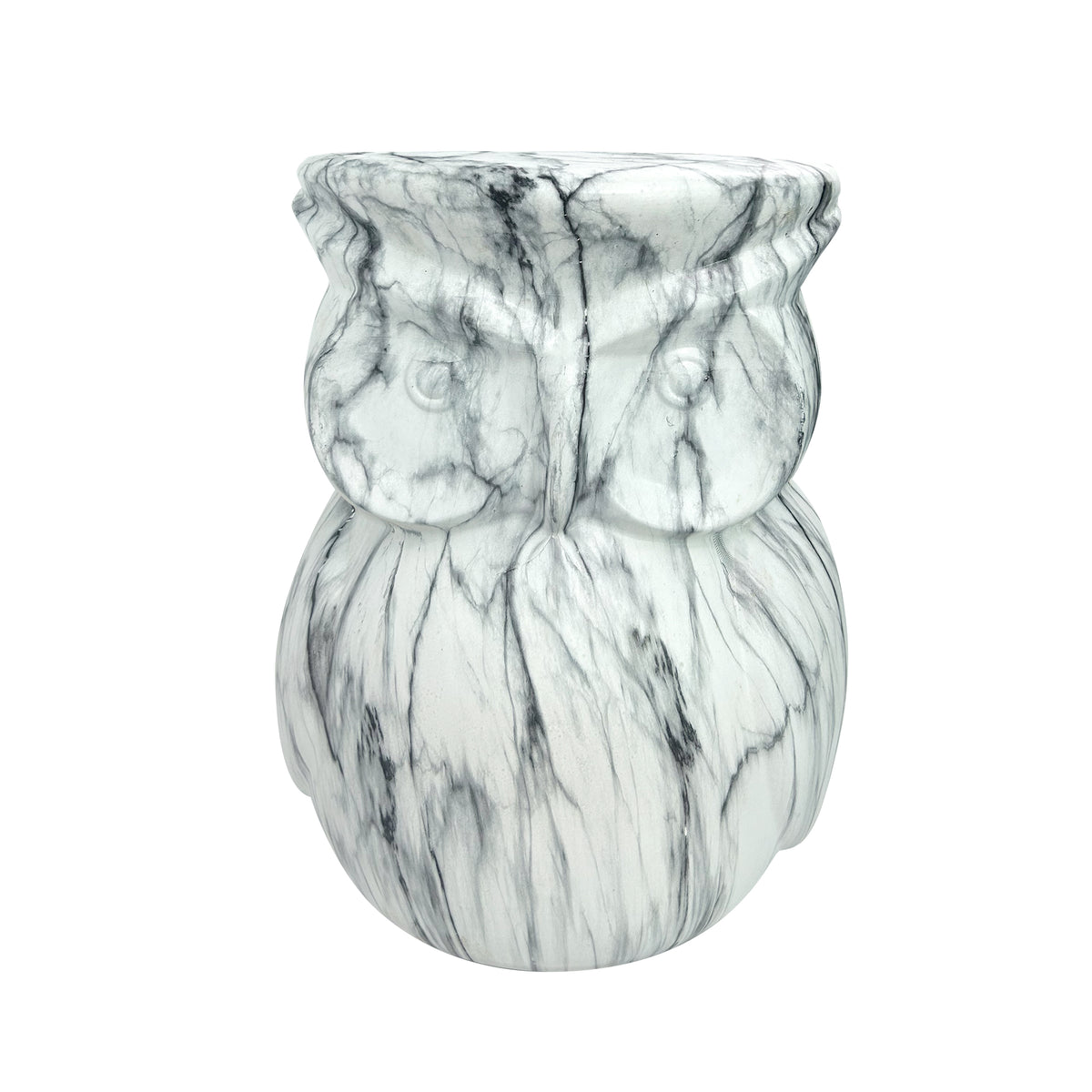 Unique Home Furnishing Artistic Owl-Inspired Ceramic Stool